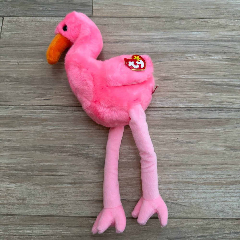 NWT Ty Beanie Buddy “Pinky”